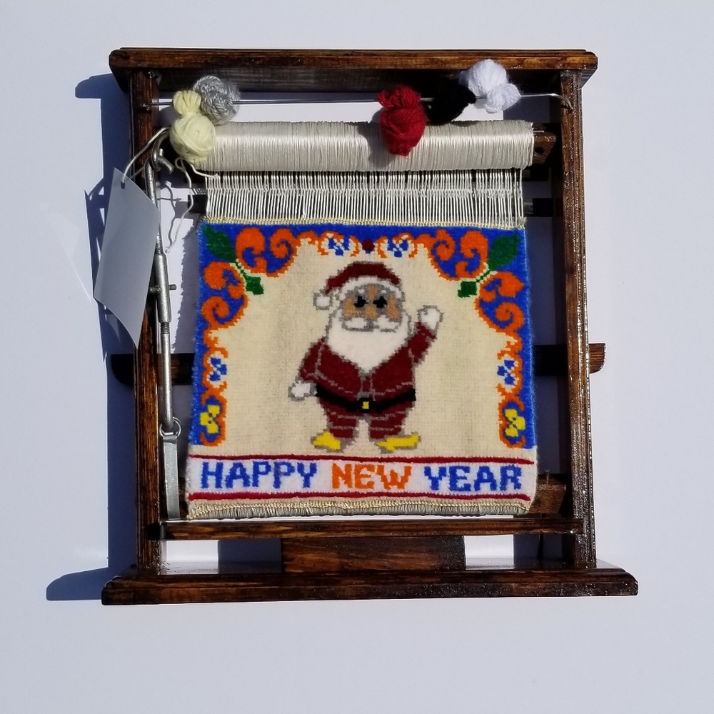Miniature weaving rug for office table. Nice gift